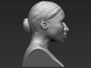 nicki minaj bust 3d printing ready stl obj Modèles 3D en vedette