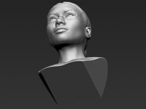 nicki minaj bust 3d printing ready stl obj Modèles 3D en vedette