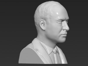 prince william bust ready for full color 3d printing Model Cetak 3D