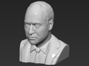 prince william bust ready for full color 3d printing Model Cetak 3D