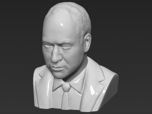prince william bust ready for full color 3d printing Model Cetak 3D