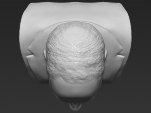 prince william bust ready for full color 3d printing Model Cetak 3D