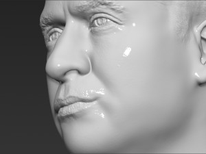 prince william bust ready for full color 3d printing Model Cetak 3D