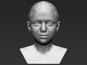 selena gomez bust 3d printing ready stl obj 3D Print Model