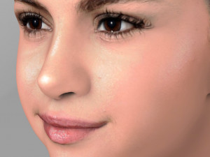 selena gomez bust ready for full color 3d printing Modèles 3D en vedette