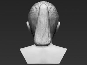 selena gomez bust ready for full color 3d printing Modèles 3D en vedette