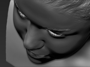 selena gomez bust ready for full color 3d printing Modèles 3D en vedette