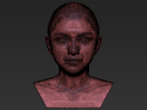 selena gomez bust ready for full color 3d printing Modèles 3D en vedette