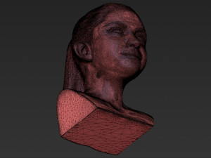 selena gomez bust ready for full color 3d printing Modèles 3D en vedette