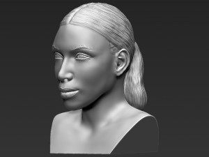 kim kardashian bust 3d printing ready stl obj 3D Принт Модель