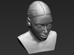 kim kardashian bust 3d printing ready stl obj 3D Принт Модель