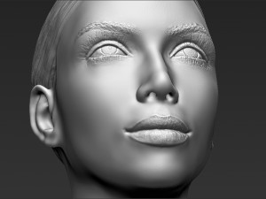 kim kardashian bust 3d printing ready stl obj 3D Принт Модель
