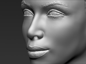 kim kardashian bust 3d printing ready stl obj 3D Принт Модель