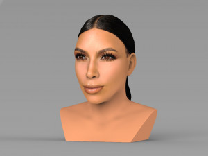 kim kardashian bust ready for full color 3d printing 3D 프린트 모델