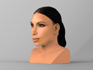 kim kardashian bust ready for full color 3d printing 3D 프린트 모델