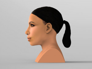 kim kardashian bust ready for full color 3d printing 3D 프린트 모델