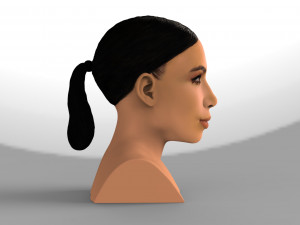 kim kardashian bust ready for full color 3d printing 3D 프린트 모델