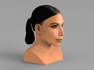 kim kardashian bust ready for full color 3d printing 3D 프린트 모델
