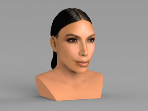 kim kardashian bust ready for full color 3d printing 3D 프린트 모델