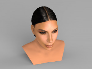 kim kardashian bust ready for full color 3d printing 3D 프린트 모델