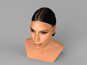 kim kardashian bust ready for full color 3d printing 3D 프린트 모델