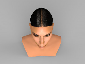 kim kardashian bust ready for full color 3d printing 3D 프린트 모델
