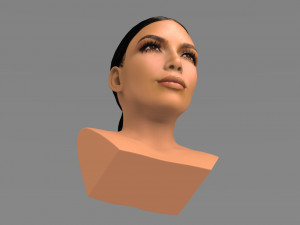 kim kardashian bust ready for full color 3d printing 3D 프린트 모델