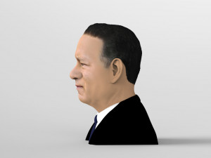 tom hanks bust ready for full color 3d printing 3Dプリントモデル