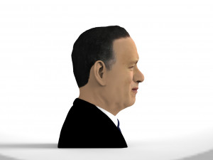 tom hanks bust ready for full color 3d printing 3Dプリントモデル