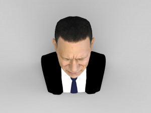tom hanks bust ready for full color 3d printing 3Dプリントモデル