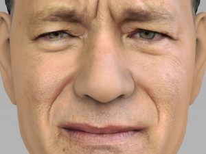tom hanks bust ready for full color 3d printing 3Dプリントモデル