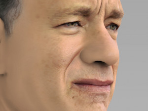 tom hanks bust ready for full color 3d printing 3Dプリントモデル