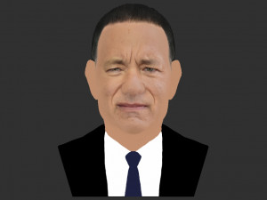 tom hanks bust ready for full color 3d printing 3Dプリントモデル