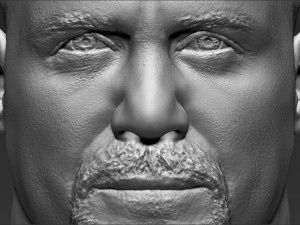 stone cold steve austin bust ready for full color 3d printing 3D 프린트 모델
