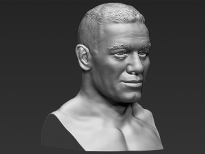 john cena bust 3d printing ready stl obj Modello di stampa 3D