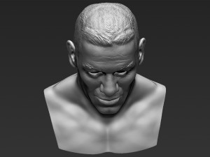 john cena bust 3d printing ready stl obj Modello di stampa 3D