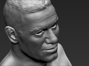john cena bust 3d printing ready stl obj Modello di stampa 3D
