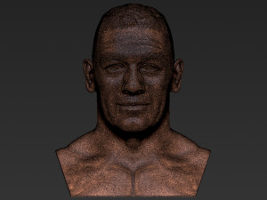 john cena bust 3d printing ready stl obj Modello di stampa 3D