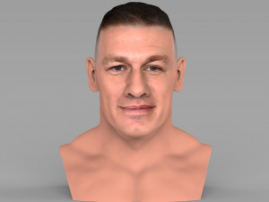 john cena bust ready for full color 3d printing 3D Print Model