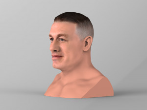 john cena bust ready for full color 3d printing Modelo de impresión 3D