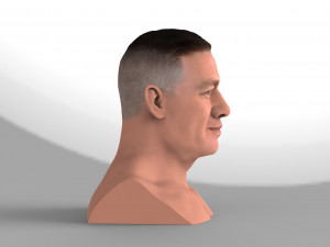 john cena bust ready for full color 3d printing Modelo de impresión 3D