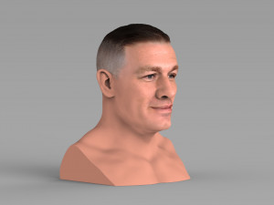 john cena bust ready for full color 3d printing Modelo de impresión 3D