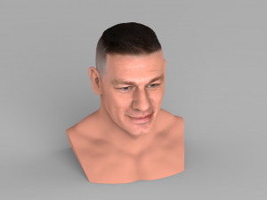 john cena bust ready for full color 3d printing Modelo de impresión 3D