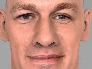 john cena bust ready for full color 3d printing Modelo de impresión 3D