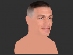 john cena bust ready for full color 3d printing Modelo de impresión 3D