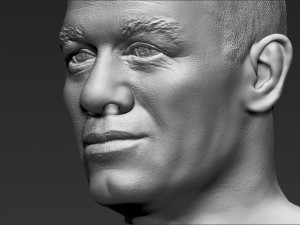 john cena bust ready for full color 3d printing Modelo de impresión 3D