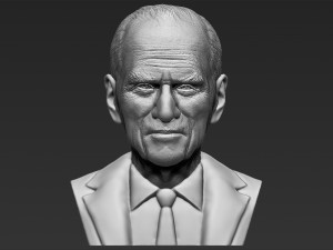 prince philip bust 3d printing ready stl obj 3D Print Model