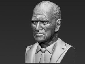 prince philip bust 3d printing ready stl obj 3D Print Model