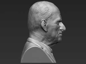 prince philip bust 3d printing ready stl obj 3D Print Model