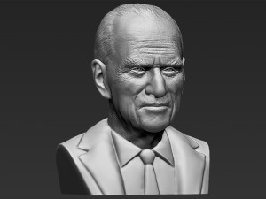 prince philip bust 3d printing ready stl obj 3D Print Model